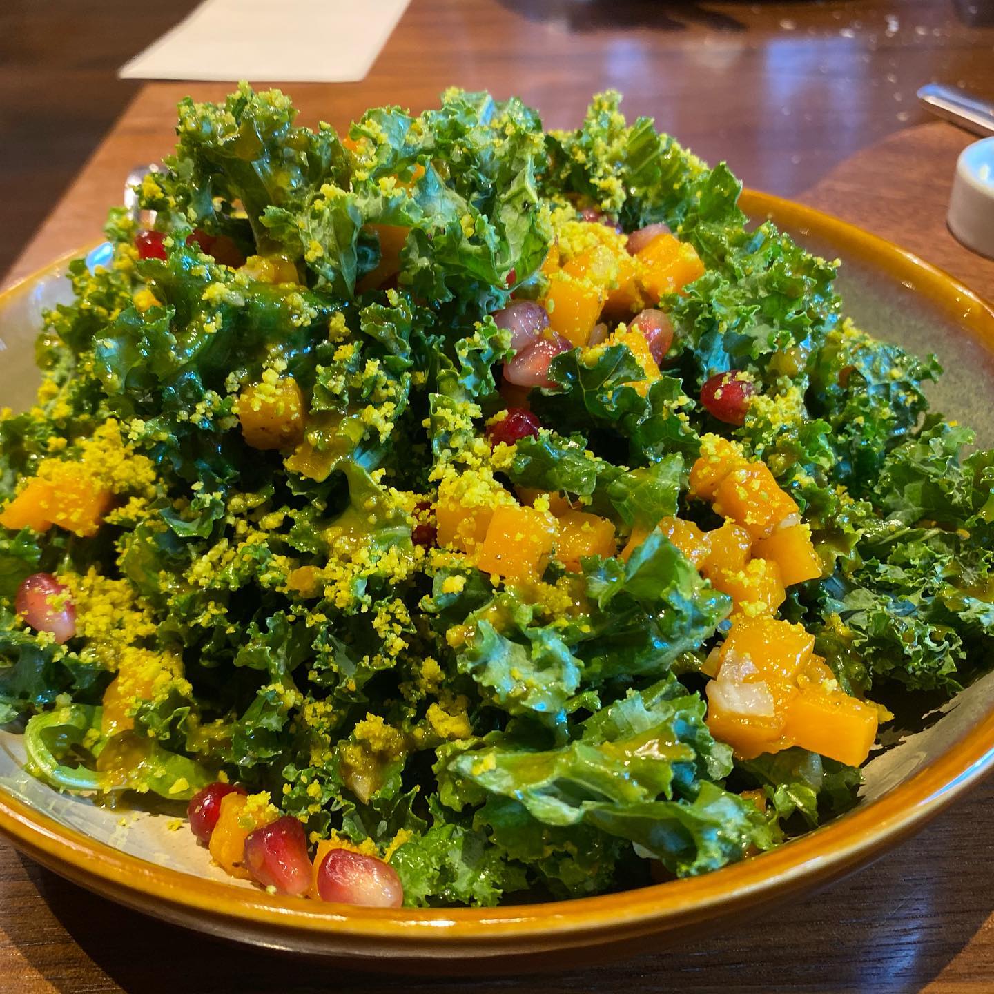 Impressive Club House sandwich and Kale salad (2)