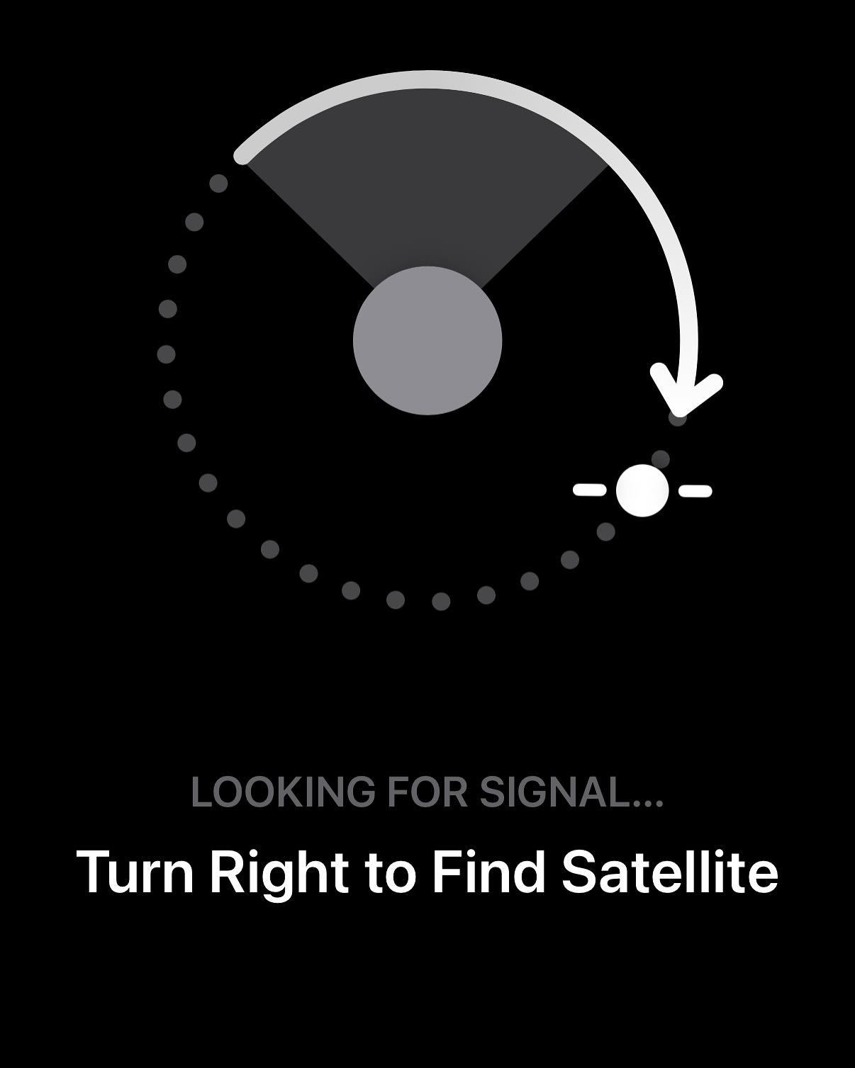 #Apple #Satellite feature. Good to know it works when I’m in a coverage area during an… (2)