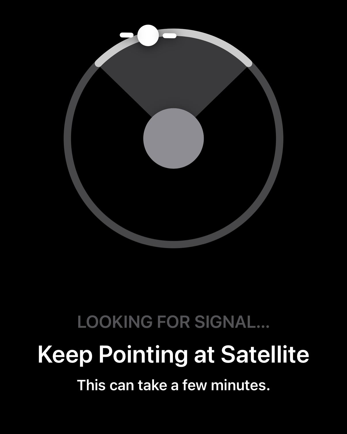 #Apple #Satellite feature. Good to know it works when I’m in a coverage area during an… (3)
