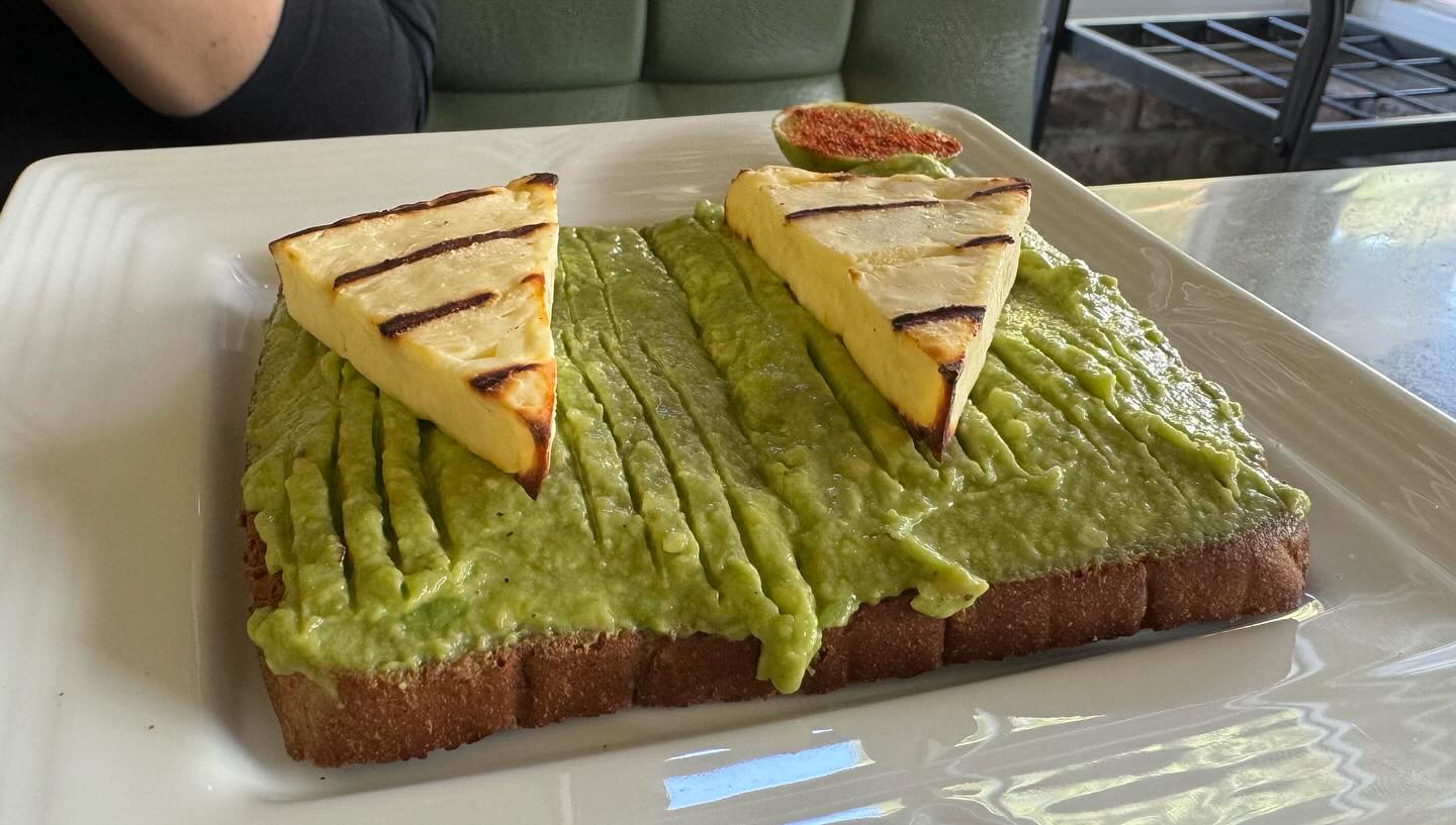 Big #Breakfast and Avocado Toast with Grilled Haloumi #Cheese With new menu. Impress… (2)