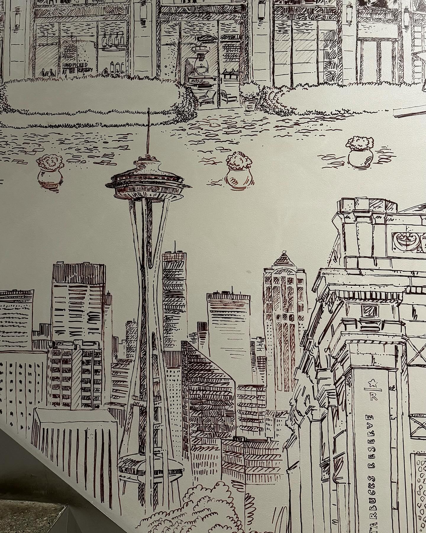 #Murals inside #StarbucksReserve #Roastery #Tokyo #art (5)
