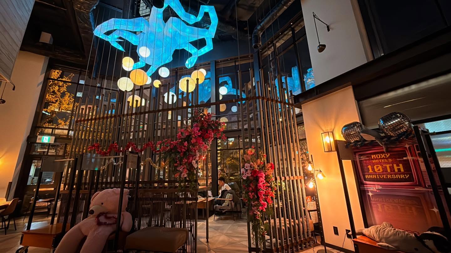 Welcome drinks “Moxy Slime” @moxyhotels #osakashinumeda #osaka #japan (2)