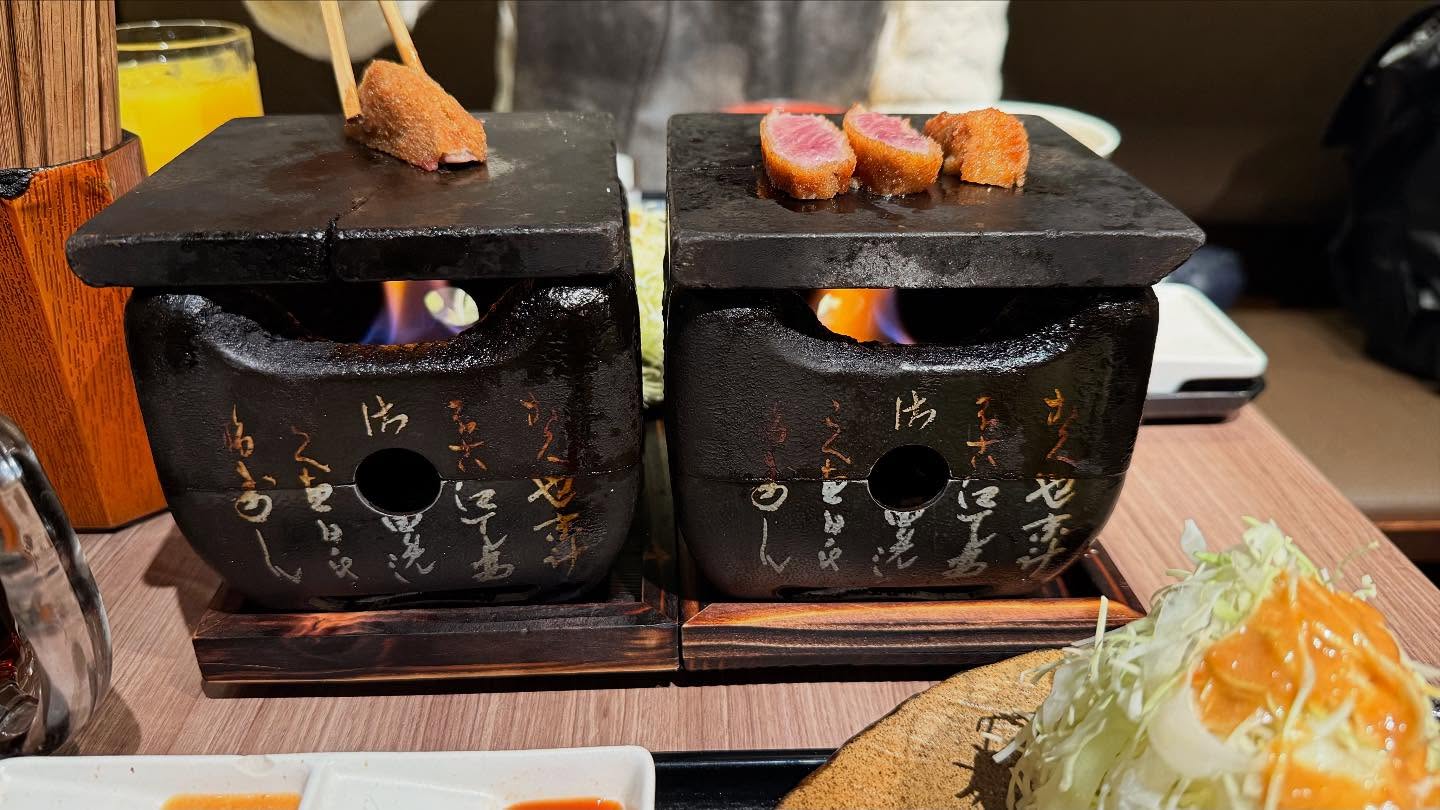 Very good quality #gyukatsu. One portion will not be enough for most man. Free cold tea… (2)