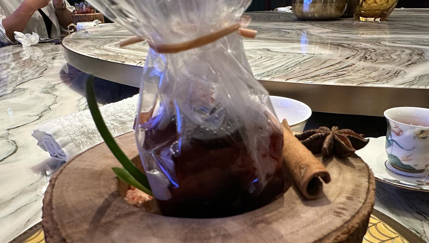 Very special meal at the #michelinstar Huaiyang Garden by chef Zhou Xiaoyan… (8)